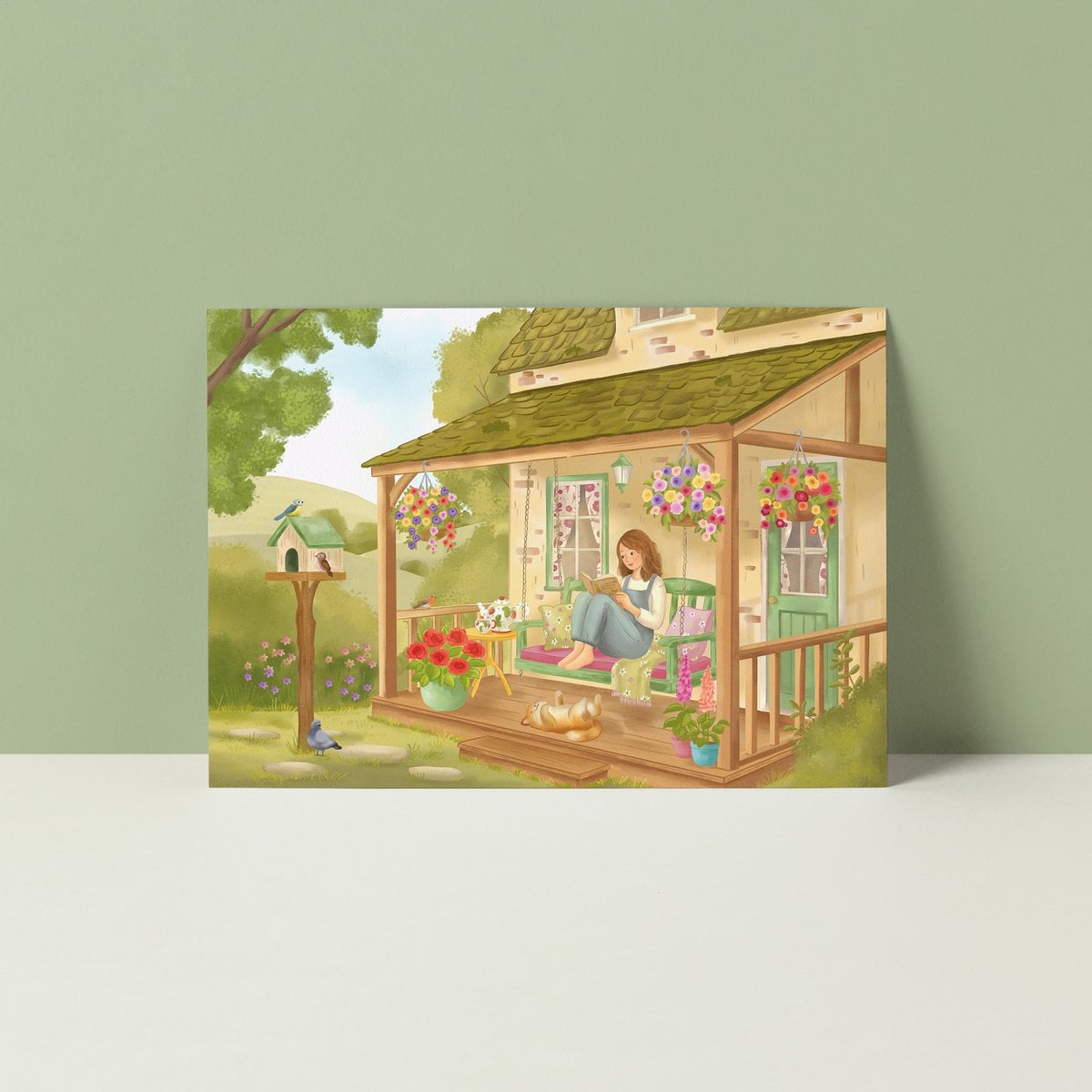 Ansichtkaart | Groene oase