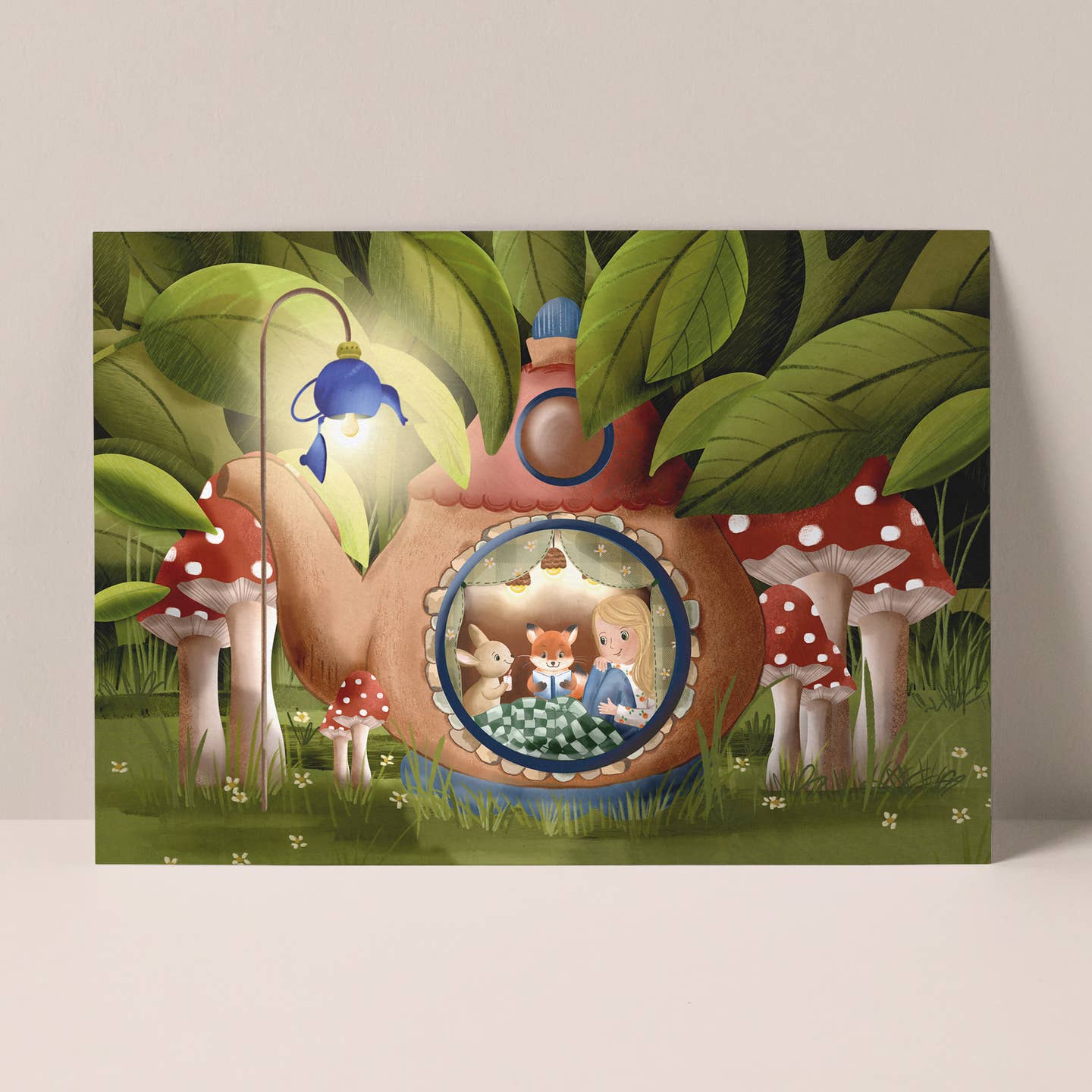 Ansichtkaart | Verborgen theepot