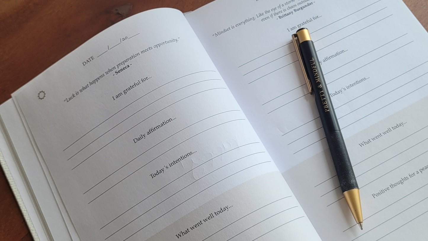 Gratitude & Self-Love Journal – jouw dagelijkse gids voor positiviteit en zelfzorg