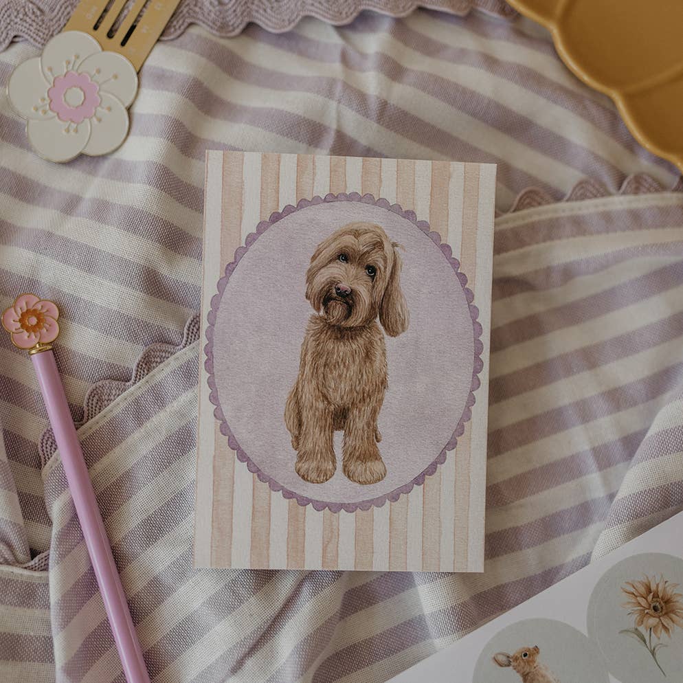 Ansichtkaart Labradoodle