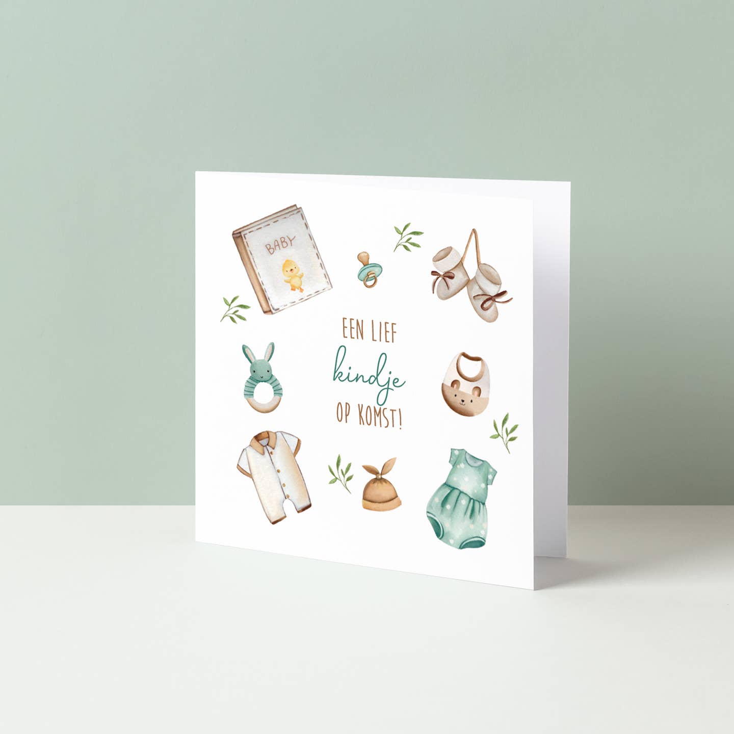 Wenskaart | Een lief kindje op komst