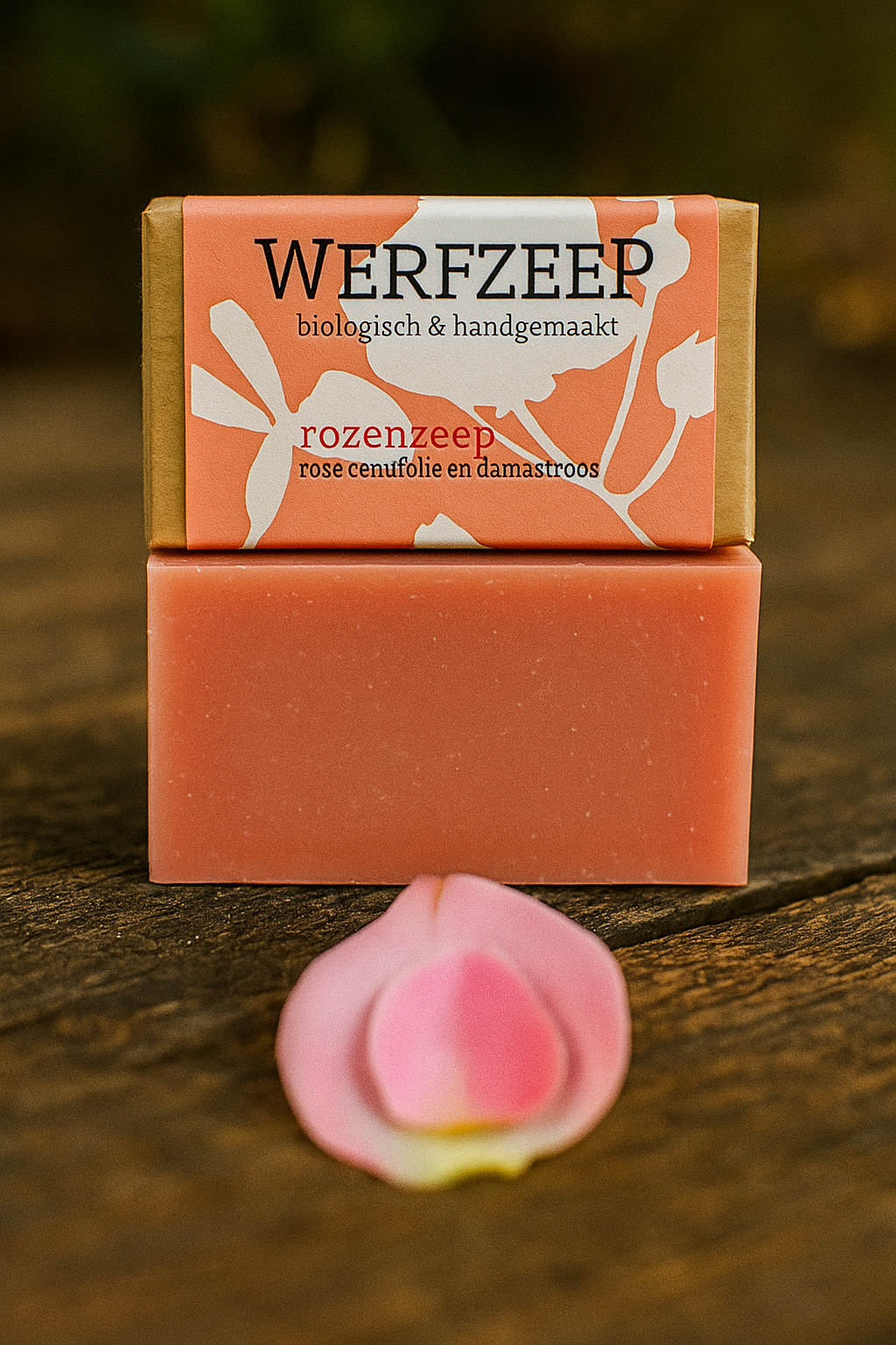 Werfzeep Rozenzeep – 100 gram | Biologisch & Handgemaakt