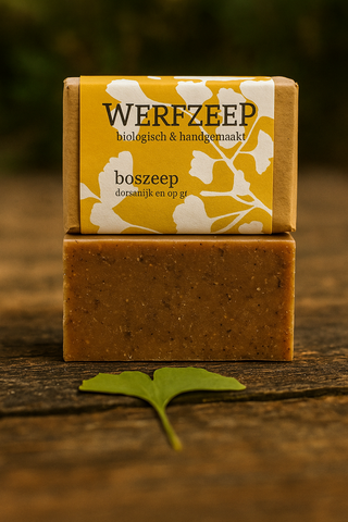 Werfzeep Boszeep – 100 gram | Handgemaakte natuurlijke zeep zonder palmolie
