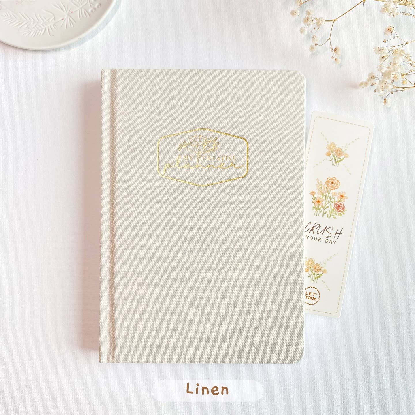 Mijn Creatieve Planner – Ongedateerd | Met Luxe Hard Kaft, Kleurplaten, Stickervellen & Bladwijzer