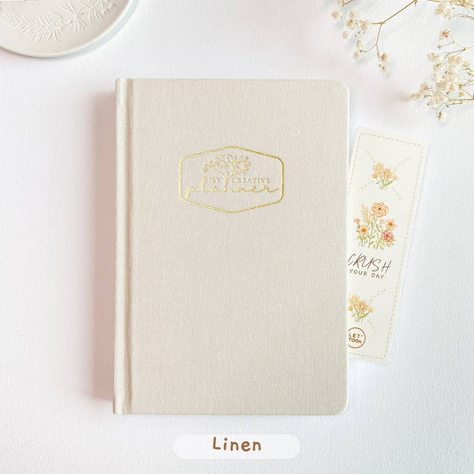 Mijn Creatieve Planner – Ongedateerd | Met Luxe Hard Kaft, Kleurplaten, Stickervellen & Bladwijzer