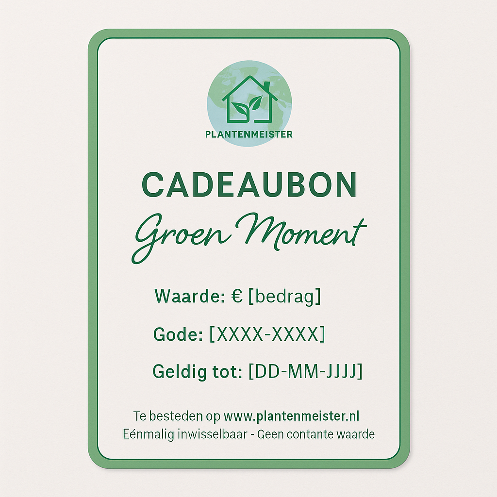 Plantenmeister Digitale cadeaubon