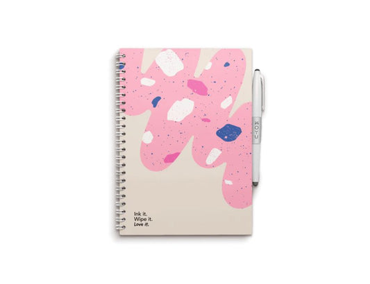 Uitwisbaar Notitieboek – Hardcover A4 – Flamingo Desert