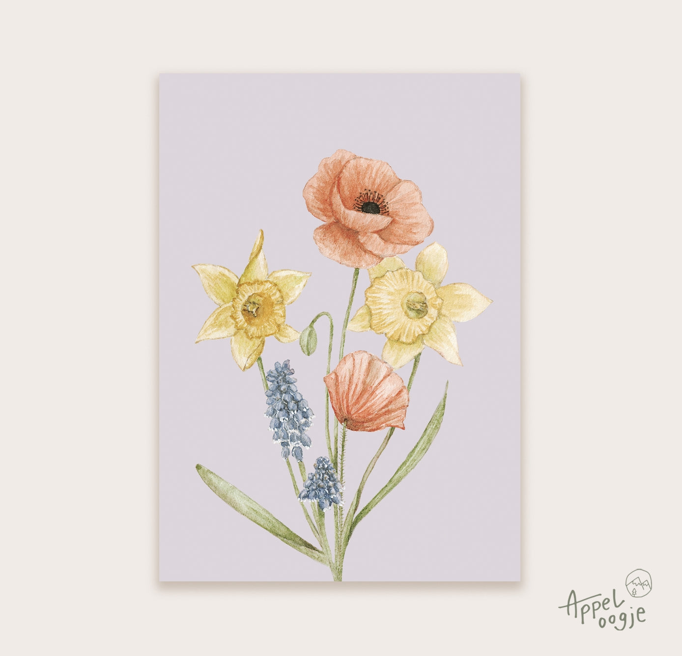 Ansichtskaart Boeket