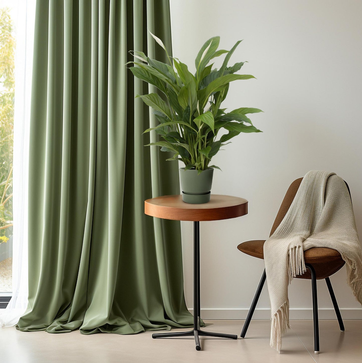 Spathiphyllum 'Torelli' – Compacte Lepelplant met Witte Bloemen | Luchtzuiverende Kamerplant