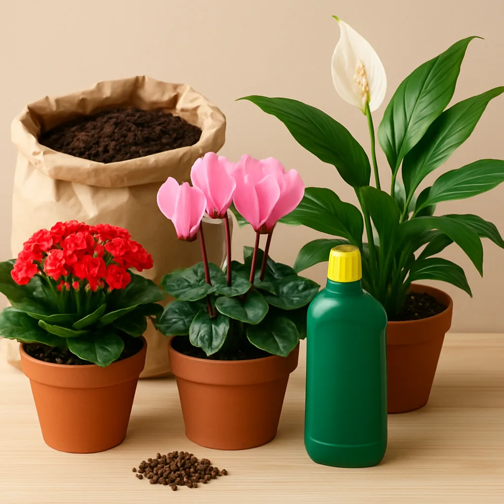 Beste voeding voor bloeiende kamerplanten