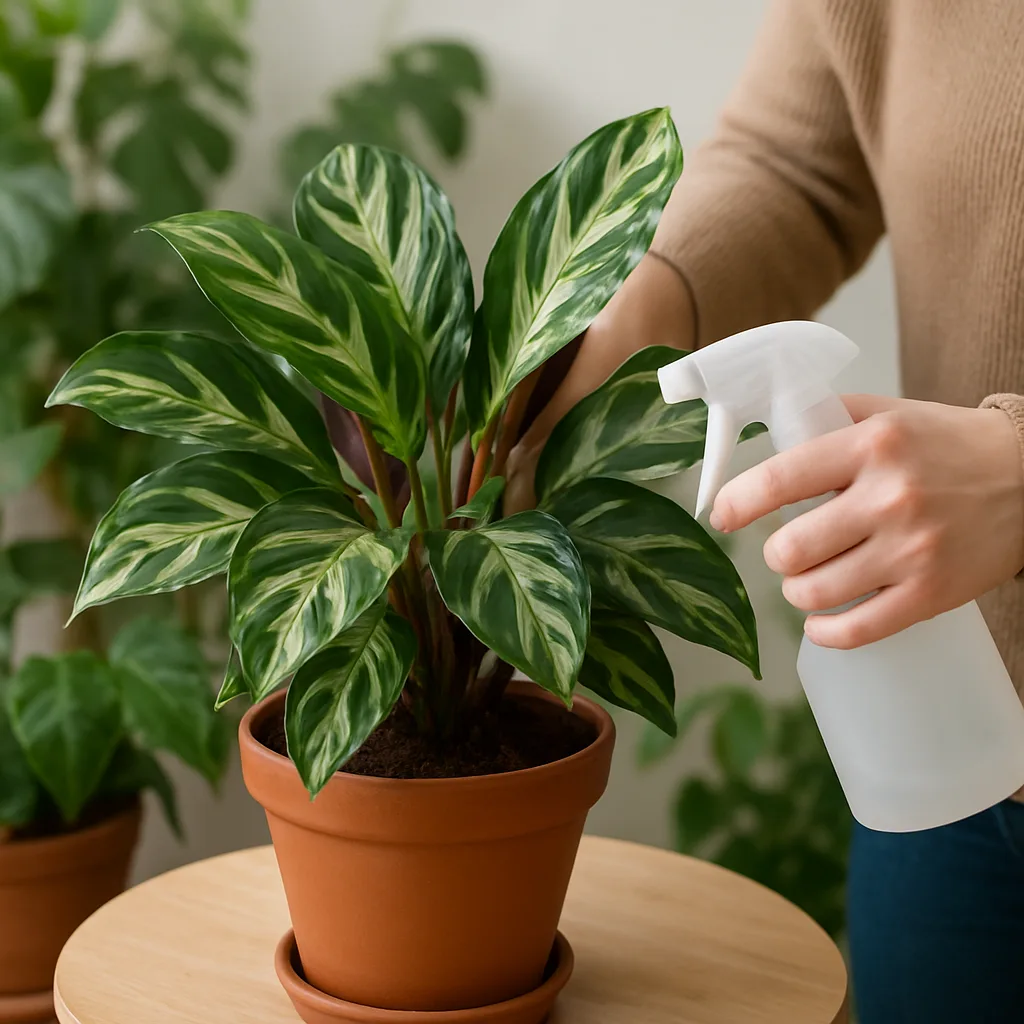 Bonte planten verzorgen en laten groeien