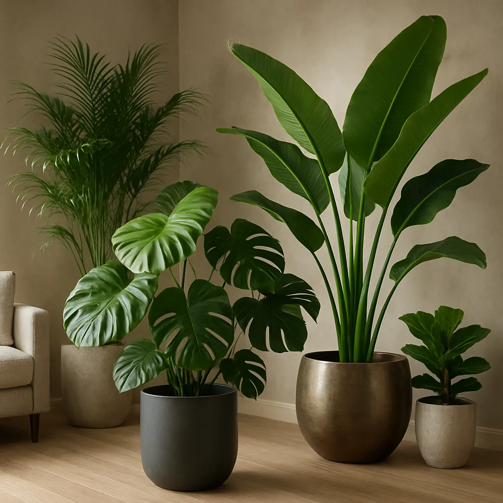 Grote bladplanten voor een luxe uitstraling