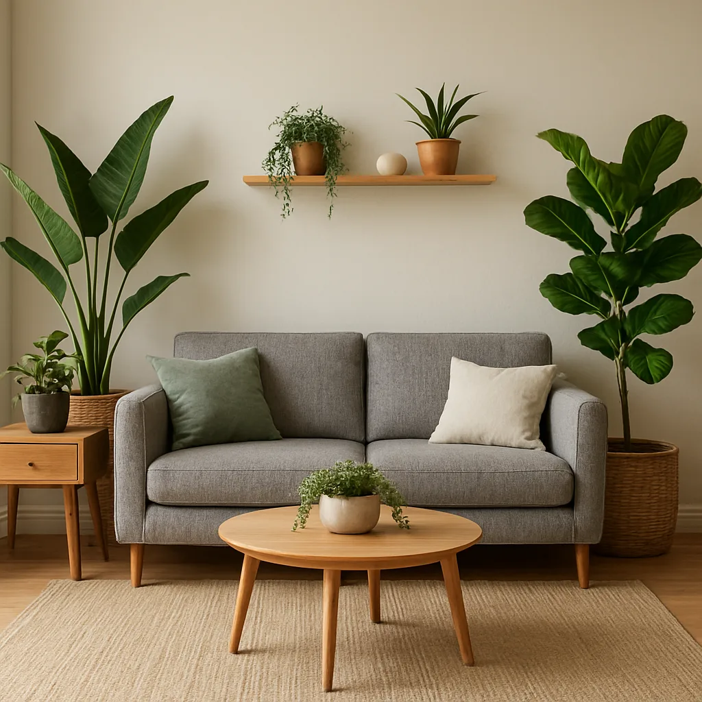 Hoe combineer je planten en meubels