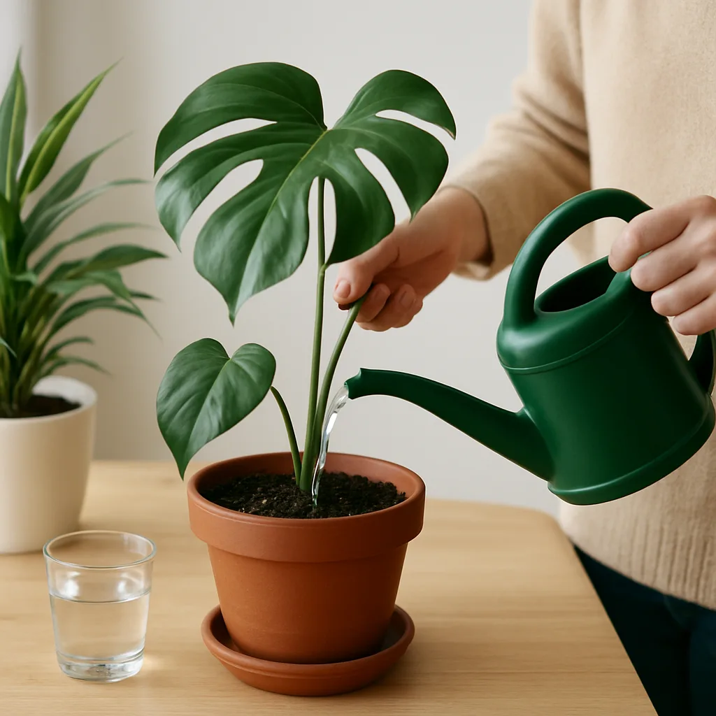 Hoe geef je kamerplanten de juiste hoeveelheid water
