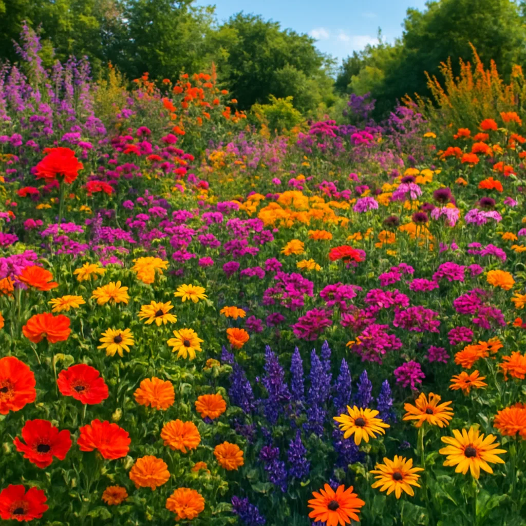 Hoe maak je een kleurrijke bloementuin