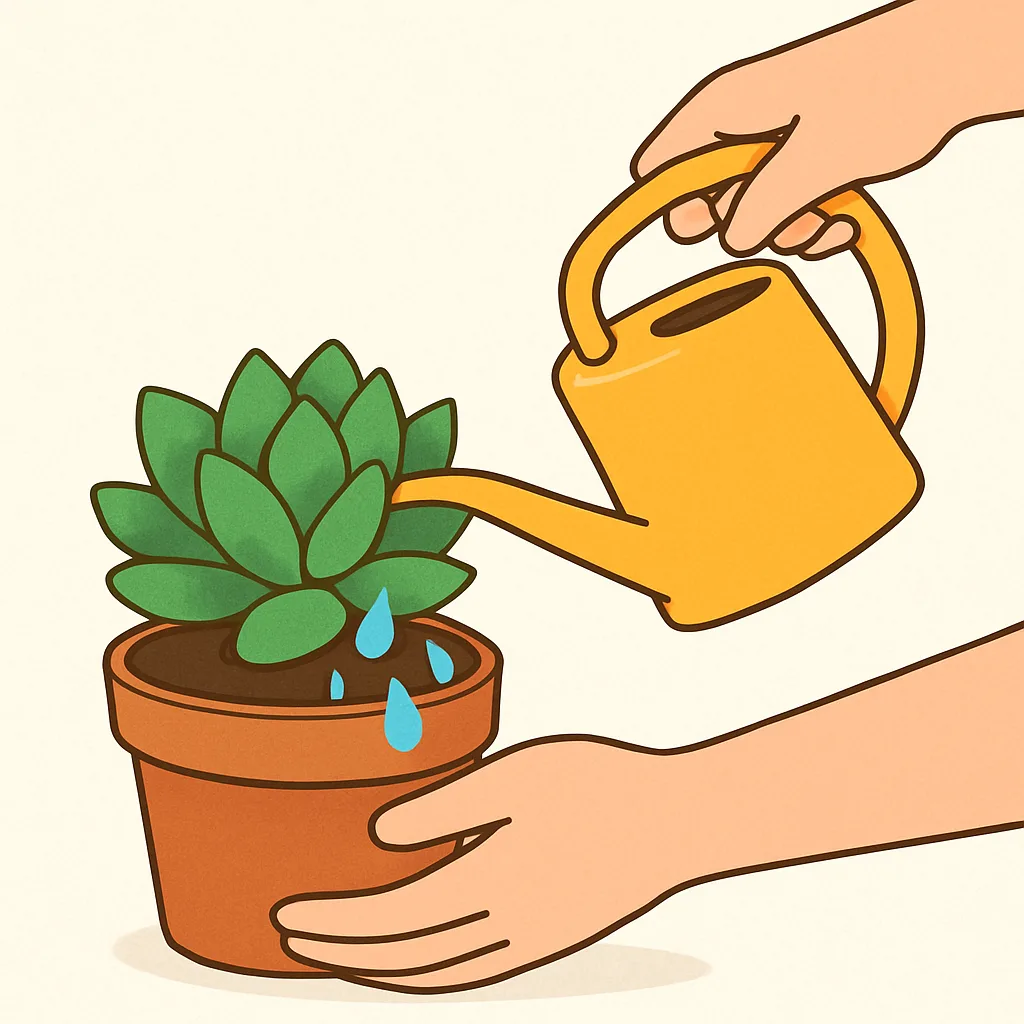 Hoe vaak geef je vetplanten water