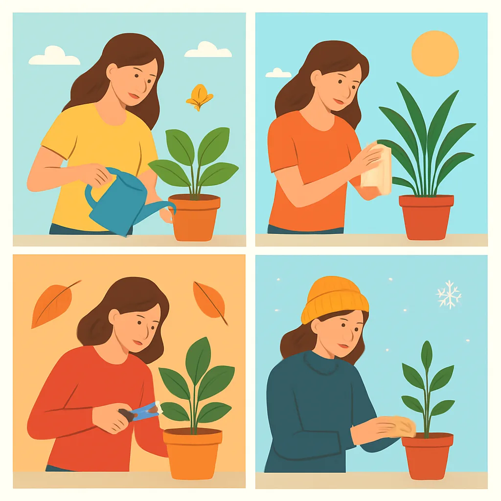 Hoe verzorg je planten per seizoen