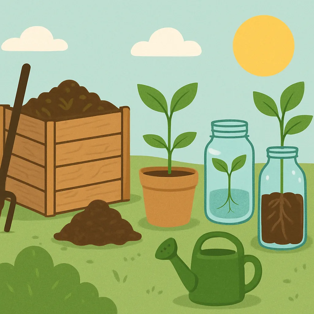 Milieuvriendelijke manieren om planten te laten groeien