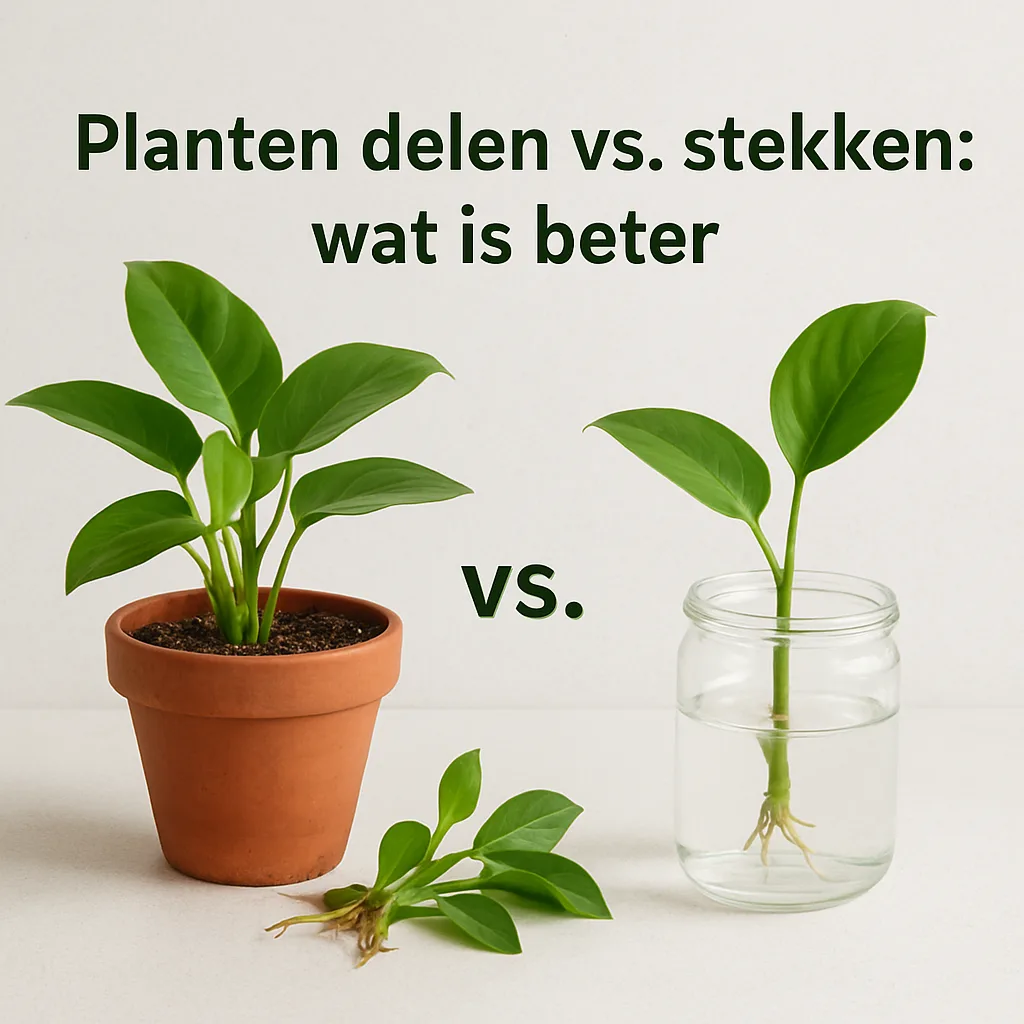 Planten delen versus stekken: wat is beter