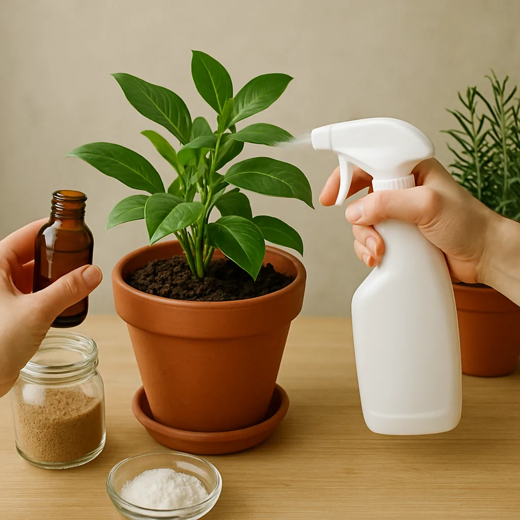 Planten verzorgen met natuurlijke middelen