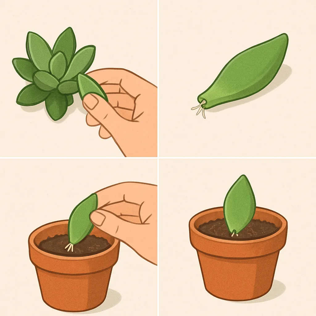 Vetplanten stekken stap voor stap uitgelegd